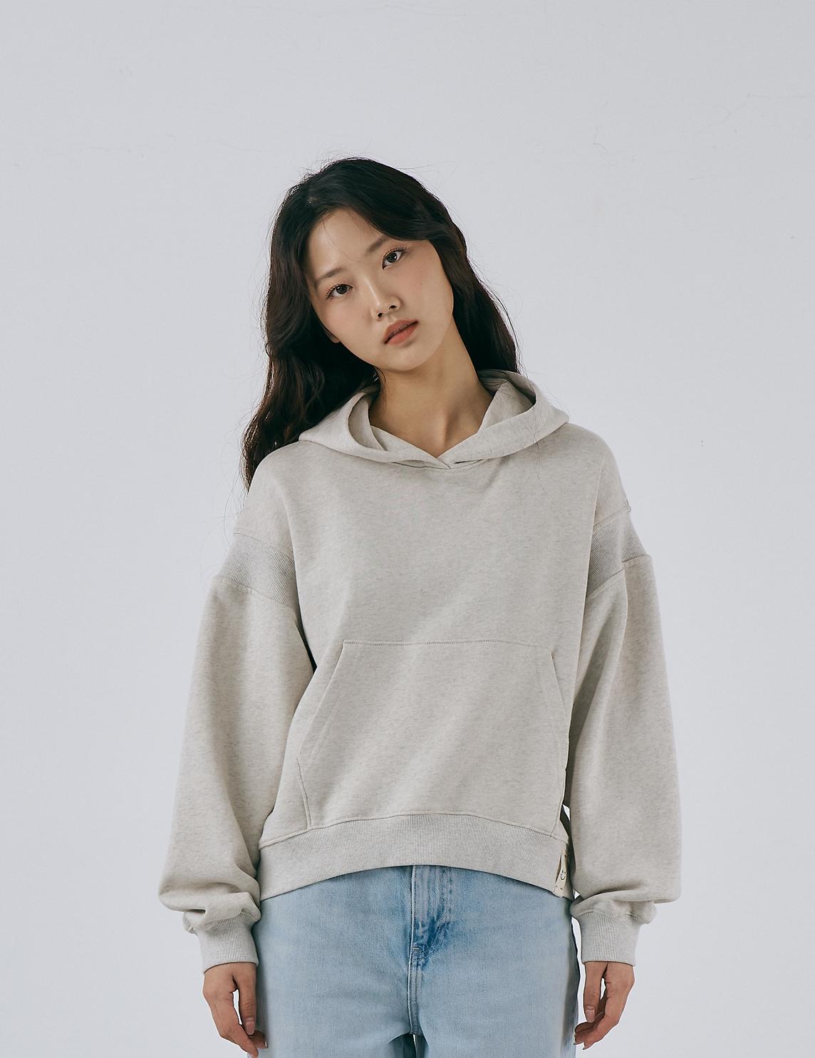 Attention Plus Women S Half-Crop Hoodie Sweatshirt Purple/S