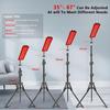 Red Light Therapy Lamp, Infrared Light Therapy with Stand - 660nm Redlight & 850nm Near Infrared Light Device for Body Healty Skin Care at Home Use