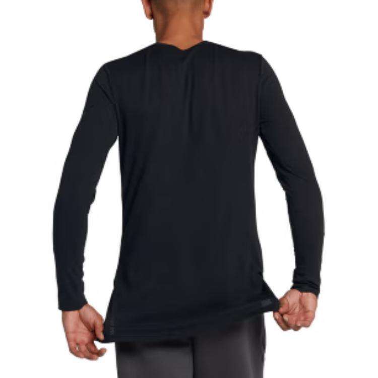 Nike T Shirts Men's Black Crew Neck Moderate Straight Fit 891602-010