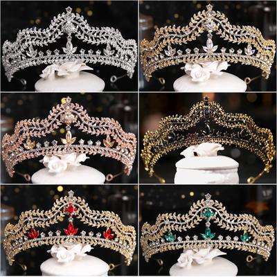 Neue Kristallkrone Strass Schmuck und Krone weibliche Haarschmuck Hochzeit Braut Haarschmuck Geburtstagsparty Kopfschmuck