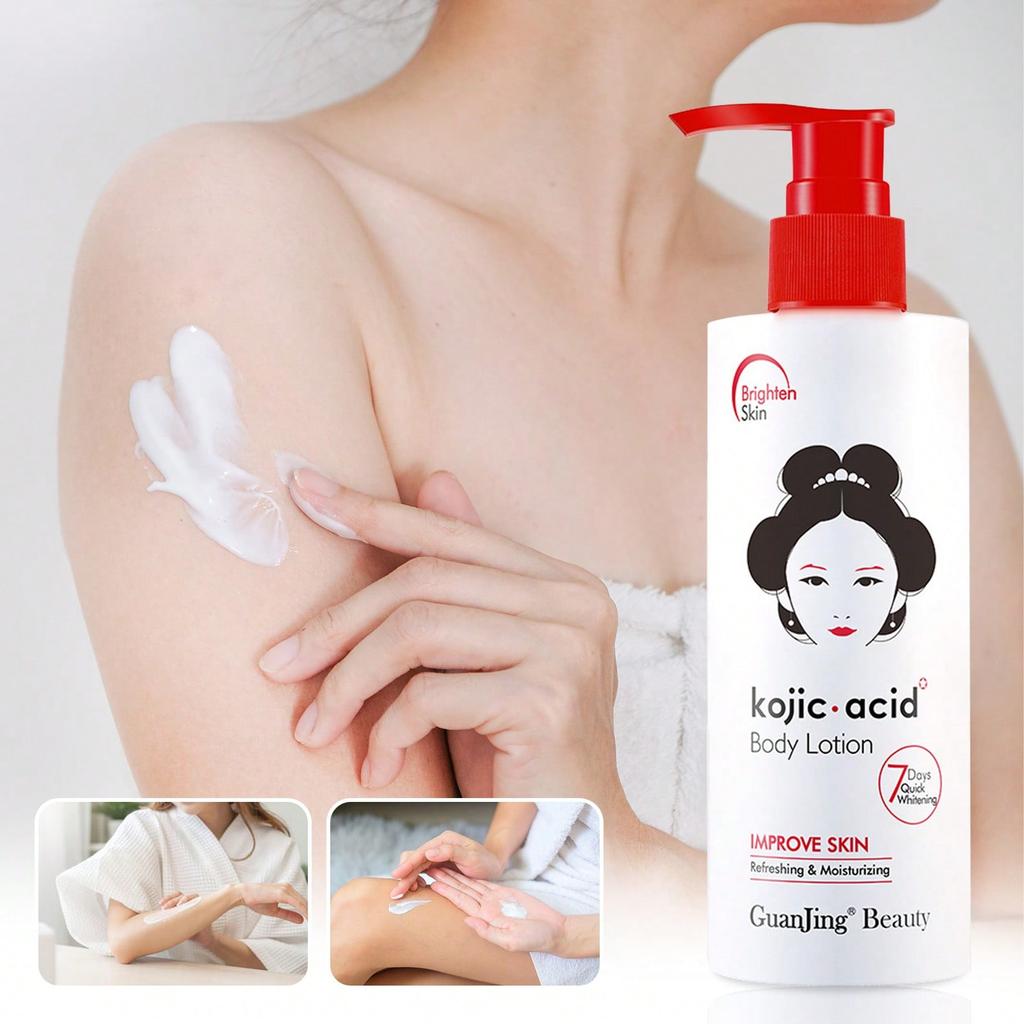 1PC 230g Kojic Acid Body Lotion, A Natural Skin Purifier For Face And Body, Contains Kojic Acid, Col