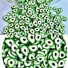 5mm Polymer Clay Slices for Nail Art, DIY Crafts: Fruit, Animal, Flower, Smiley Face, Heart Shapes