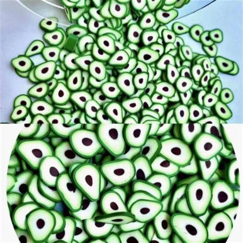 5mm Polymer Clay Slices for Nail Art, DIY Crafts: Fruit, Animal, Flower, Smiley Face, Heart Shapes