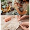 100pcs Wooden Sewing Button 4 Holes Wood Round Craft Replacement Buttons for Clothing DIY Crafts Decoration, Natural Wood