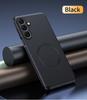 For Samsung S24 Case Magnetic Leather Shield Cover For Samsung S24 Anti-Fingerprint Non-Slip PC+TPU