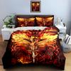 Fiery Dragon Design. Bedding Duvet Cover Sets Duvet Covers Pillowcases Gifts (1 * Duvet Cover 2 * Pillowcases, Without Duvet Insert)