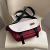 Korean Style Nylon Messenger Bag Large Capacity Mailman Bag Schoolbag Women Shoulder Bag  Outdoor