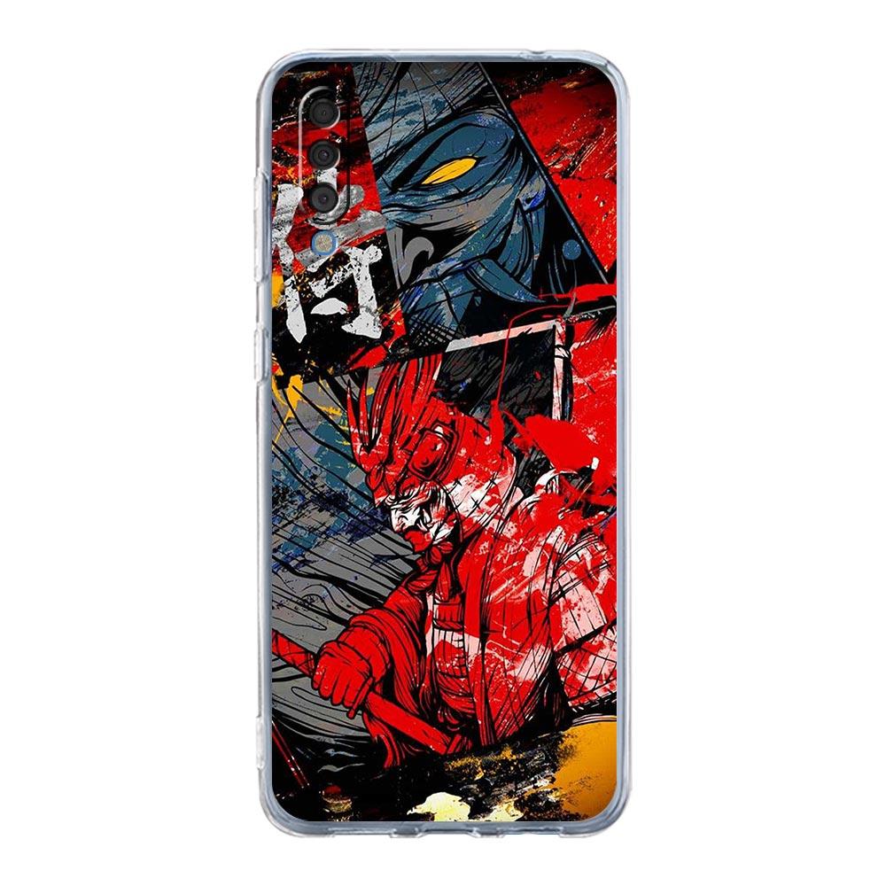 Case For Samsung A14 A50 A70 A30 A40 A20E A10 A10S A20S A02S A04S A12 A22 A32 A34 A42 A52 5G A54 Japanese Bushido Samurai Cover