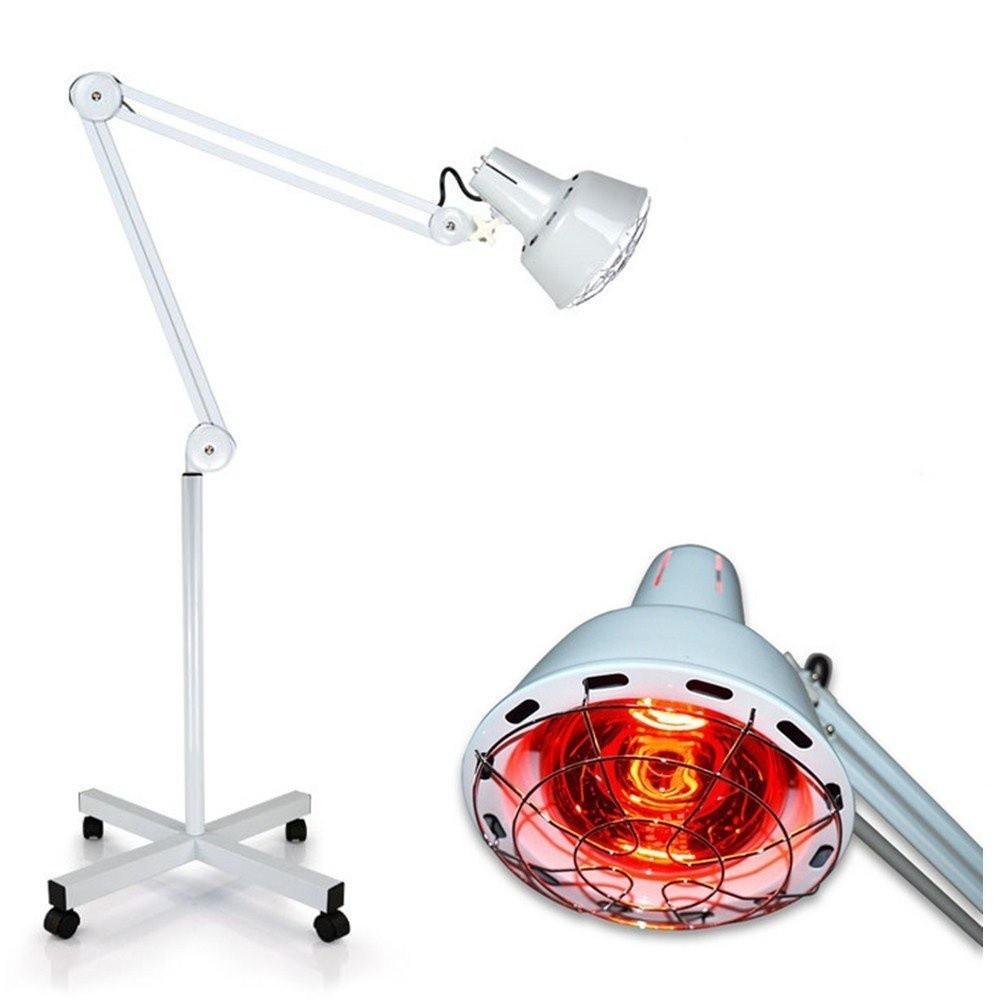 DCS Infrared Lamp With Stand Physiotherapy Heating Floor Lamps Body Muscle Pain Relief Treatment Device 275W