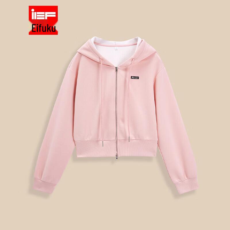IEF 2026 Весна Корейский Стиль Худи на Молнии Куртка L