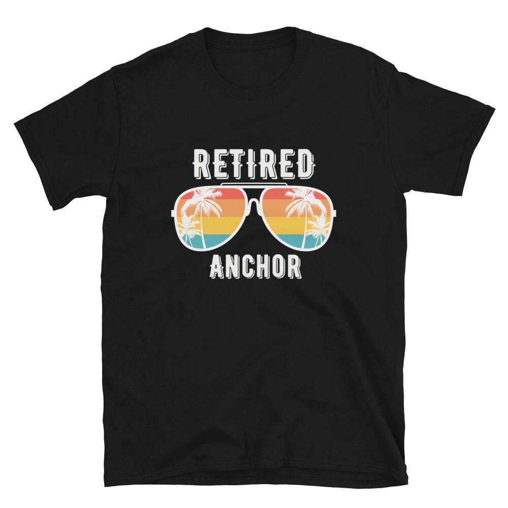 Anchor Retired Retirement Gift Classic Fit T-Shirt XL