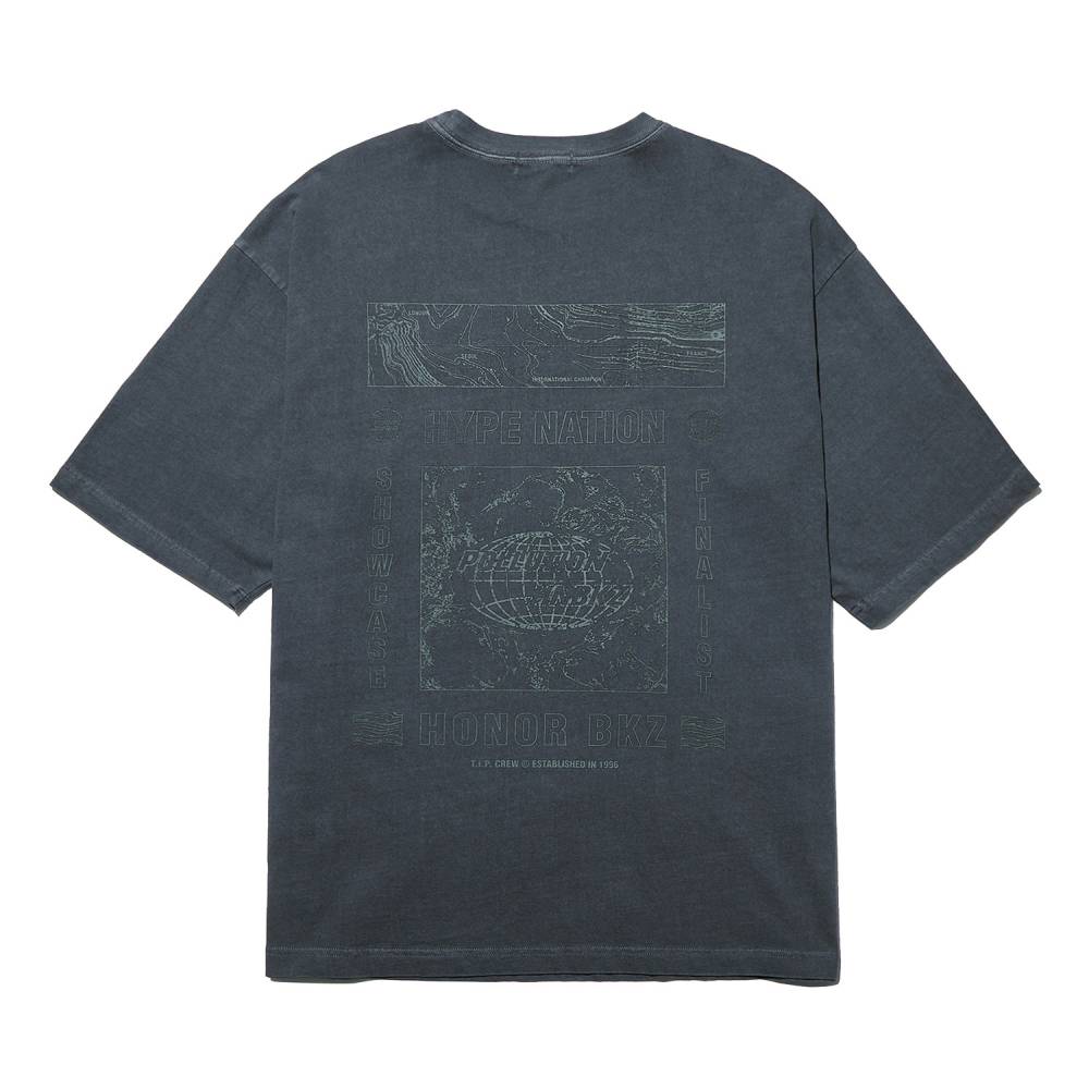 Pollution Graphic Oversized T-Shirt L