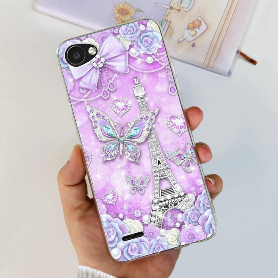 For LG Q6 Case M700 M703 Cute Painted Cover Soft Silicone Phone Case For LG Q6 Q6+ LGQ6 Back Cover Bumper For LG Q6 5.5'' Fundas