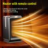 Portable 1000W Electric Heater Winter Fan Heater Quick Heating Heater PTC Ceramic with Remote Control Heater Cooling and Heating