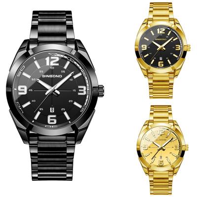 Herren Wasserdicht Leuchtend Lauf Wecker Uhr