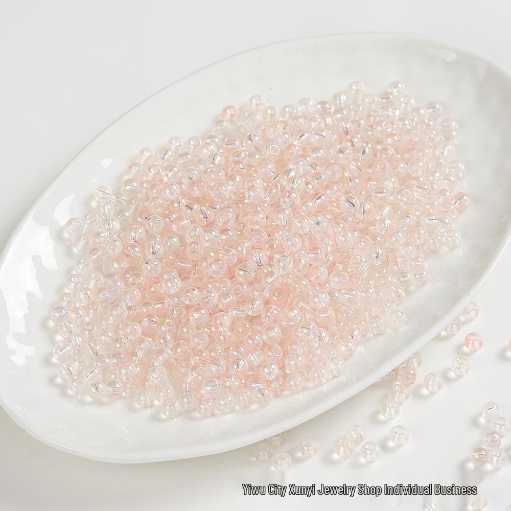Iridescent AB Glass Rice Beads for DIY Jewelry – Colorful Beaded Bracelet & Necklace Accessories