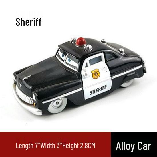 Authentic Alloy Car Set: Lightning McQueen, Mater & King - Road Rage Toys Collection for Kids