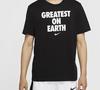 Nike T Shirts Men's Black Crew Neck Moderate Straight Fit CV1041-010