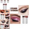 West Month Selbstklebende Eyeliner-Sticker Sechs Paare für Dramatische Augen-Make-up-Looks