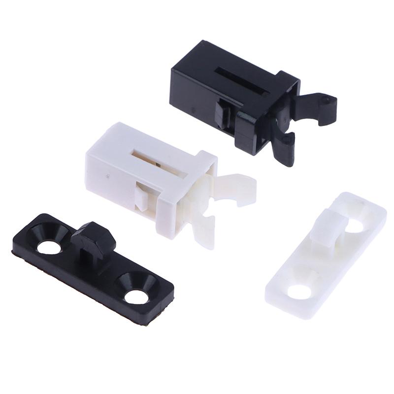 10 Adet Çöp Kutusu Plastik Kilit Kendinden Kilitlenen Anahtar Yedek Yakalama Uyumlu Kapak Çöp Kutusu Mandalı Tamir Klipsi