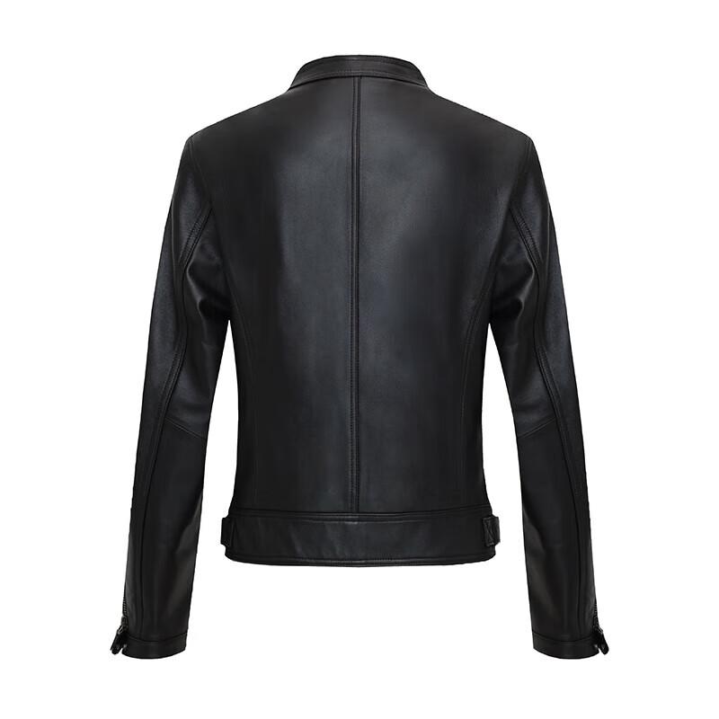 Navigare Women's Genuine Sheepskin Leather Motorcycle Jacket