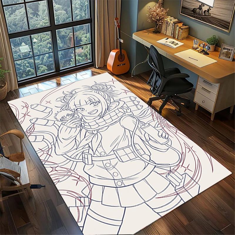My Hero Academia Large Home Rug Non Slip Washable Area Mat Gamer Bedroom Floor Decor
