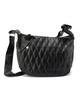 Schott NYC Padded Banana Bag, Men's F 009 Black