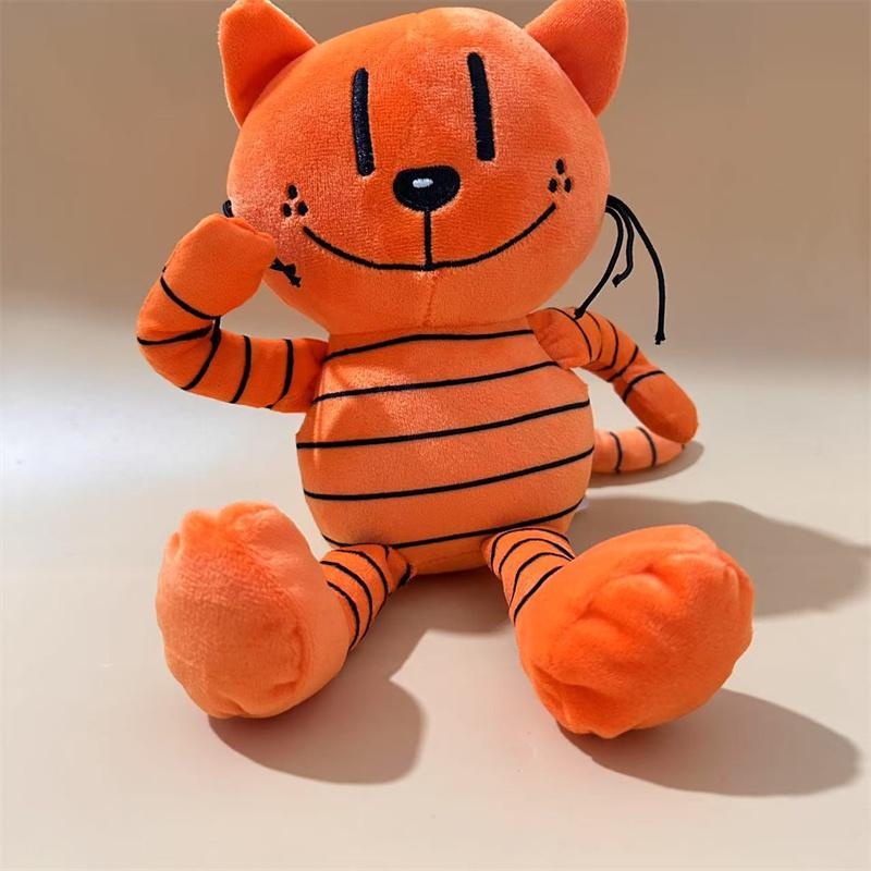 Anime Dog Man Plush Toy Dogman Petey the Cat Stuffed Animal Doll Puppy Chief Plushie Figure Soft Gift for Fan Birthday Christmas