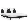 VidaXL Bed with Mattress, Upholstered Bed with Headboard Cushion, Double Bed, Adult Bed, Bedroom Furniture 3208815