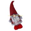 92MF Retro Style No Face Santa Figure Durable Felt Cloth Design Indoor Festival Decors 20cm Tall