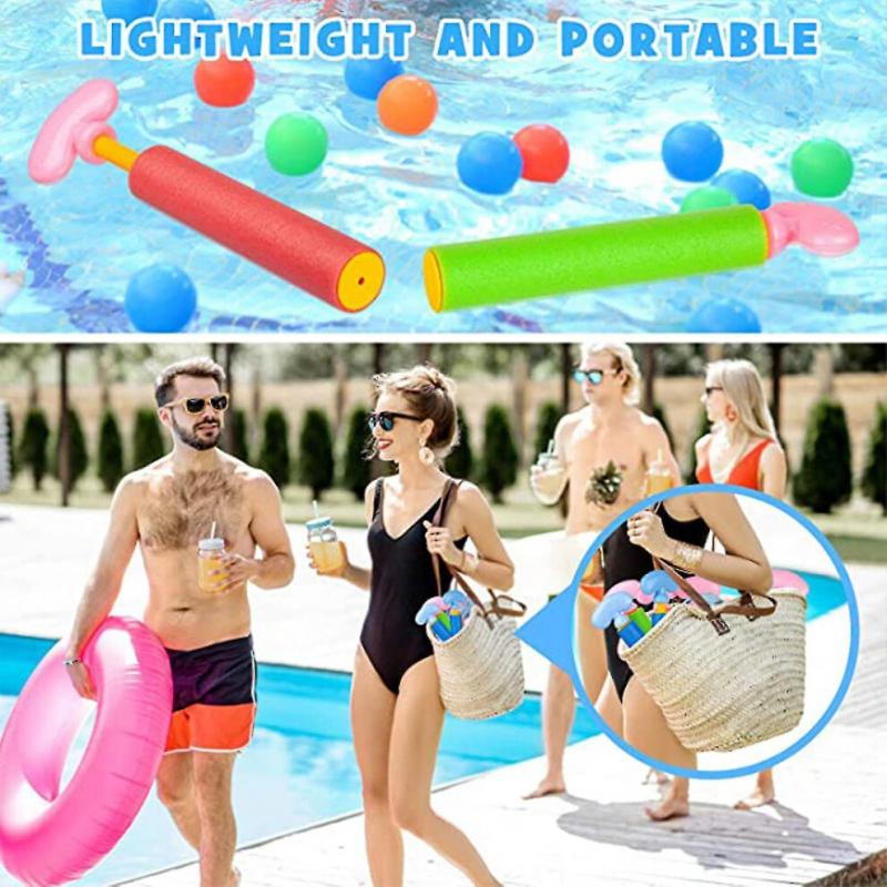 Water Squirt Gun for Kids  Foam Water Blaster Toddler Water Gun Shooter for Summer Outdoor Pool Backyard Beach Party
