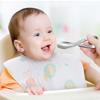 Stainless Steel Baby Forks and Spoons Set Curved Handle with Storage Box Cute Training Spoon Fork Anti-Choke Design Portable
