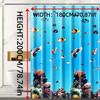 1Pc Shower Curtain - Vibrant Underwater Scene With Colorful Fish And Coral Reef Design Waterproof