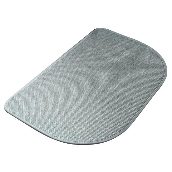 Non-Slip Bathroom Carpet Mat Semi-circular Rubber Backing Quick-Drying Absorbent Ultra-Thin