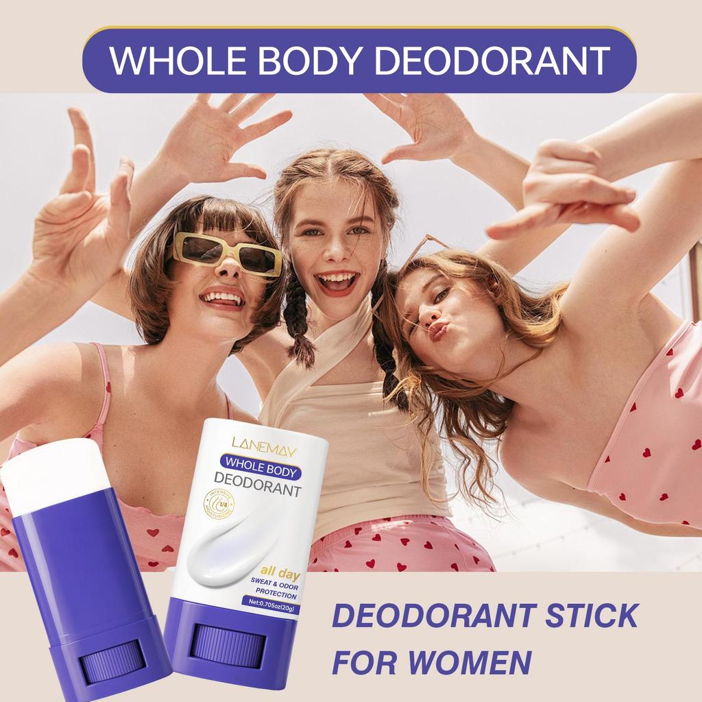 Whole Body Deodorant-Moisturizer The Skin, Get Soft And Comfortable-48HR Odor & Wetness Protection-Suitable for Women, 20g