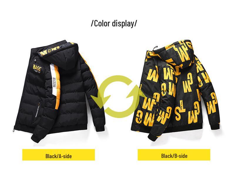 Adidas Youth Cold-Resistant Zippered Jacket - Thick, Warm, and Casual for Autumn and Winter