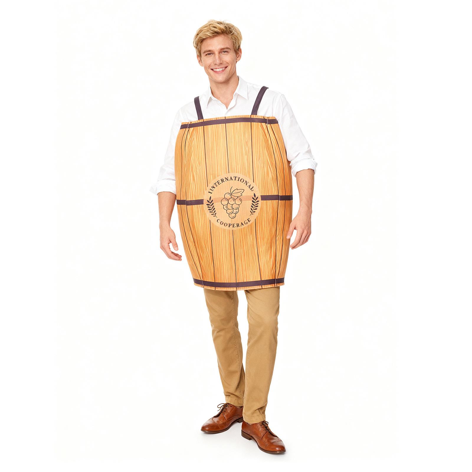 

Brewing barrel party costumes, fun role-playing costumes, adults One size fits all adults жёлтый