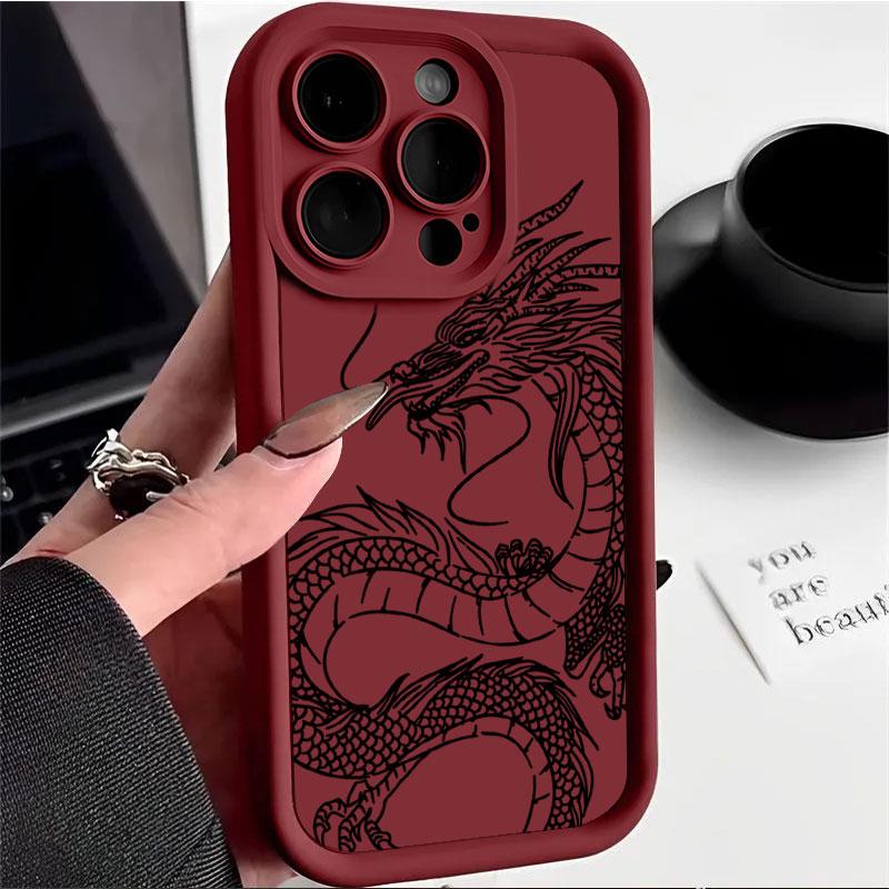 Case For OPPO Realme Note 50 60 60X GT Neo6 SE /GT 6T V60S V50S V50 V60 Funda Shockproof Silicon Soft Chinese Dragon Phone Cover