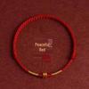 Pure Gold 999 Zodiac Red String Bracelet with Luck Beads for Baby's Full Moon or New Year