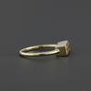 Baguette Citrine Stacking Ring, 925 Solid Sterling Silver, Minimalist Handmade Statement Ring, Everyday Wear Jewelry