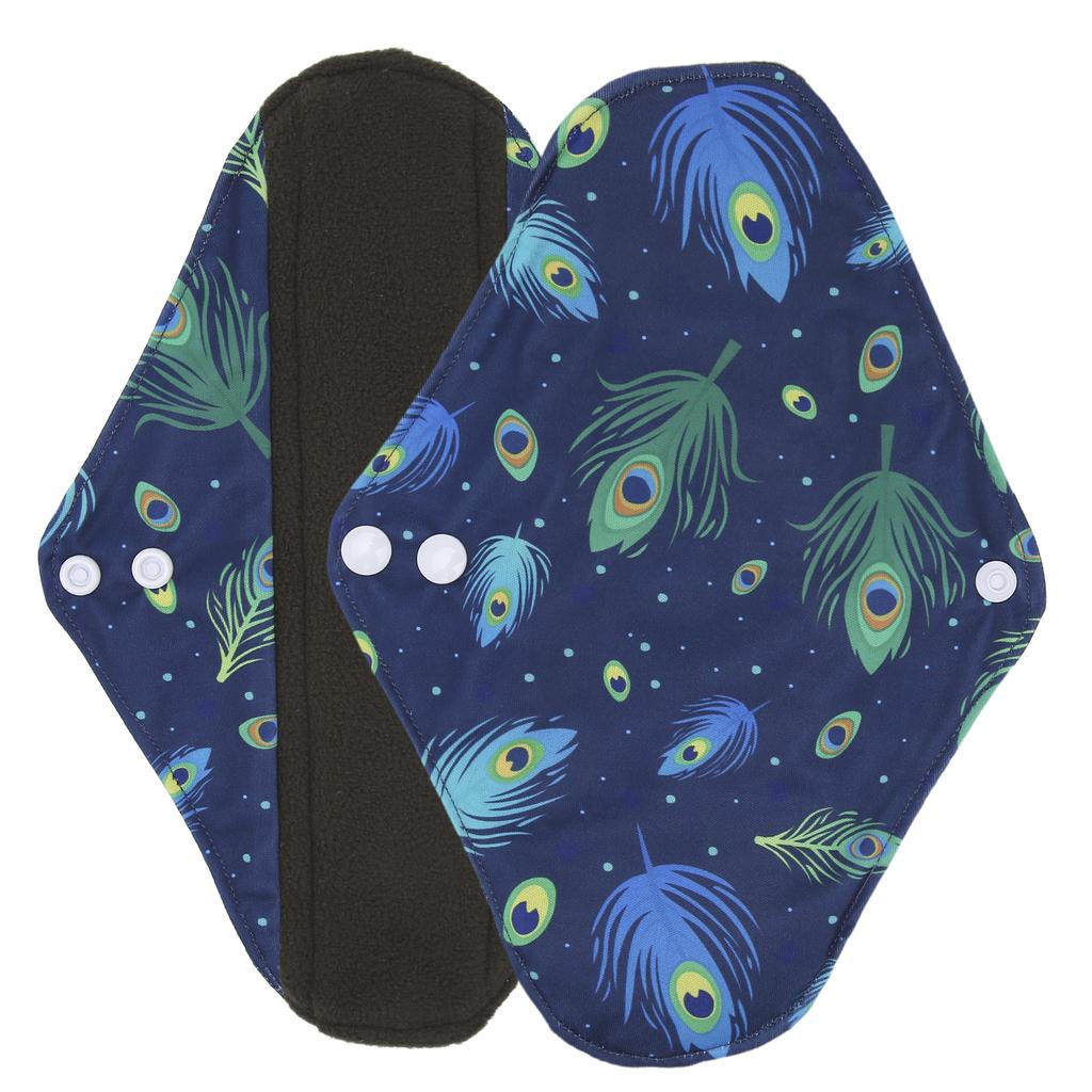 Wiederverwendbare Menstruationsbinden Waschbare Auslaufsichere Damenhygienebinden Übernachtbinden für FrauenM