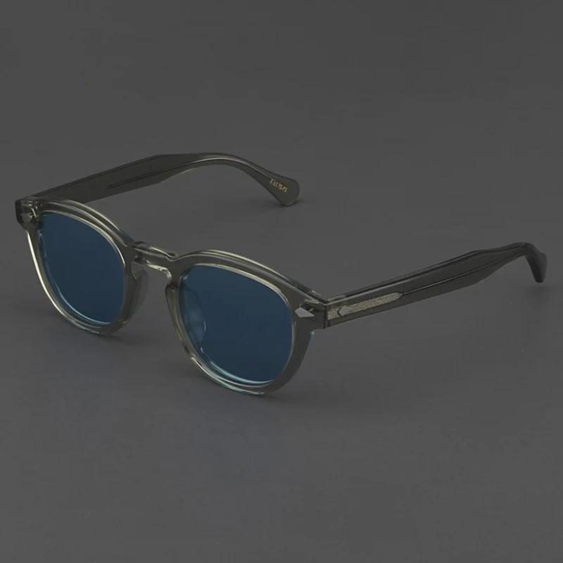 Gafas de sol polarizadas Johnny Depp Lemtosh para mujer, marca de lujo, estilo vintage de acetato, gafas de visión nocturna.