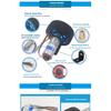 JGA25-370 DC gear motor encoder can measure the speed of steering robot tracking balance car