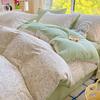 Bedding Four-piece Set, Cotton Pure Cotton Floral Quilt Cover, Bed Sheet Dormitory Three-piece Set