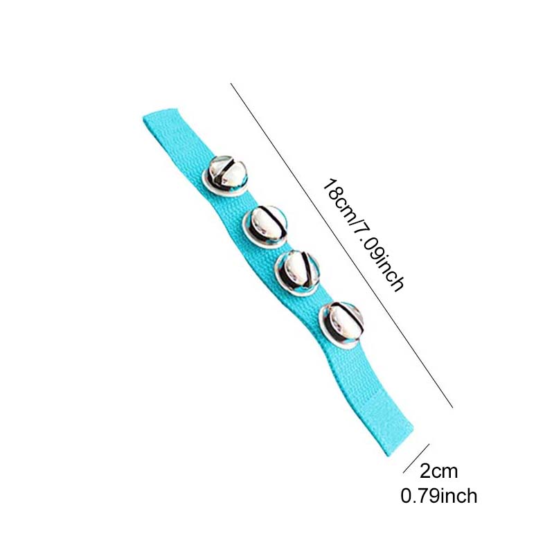 1 peça Sino de Pulso Colorido Brinquedo Instrumentos Musicais Iluminação Musical Lazer Entretenimento Adereços Adequado para Iniciantes TMZ