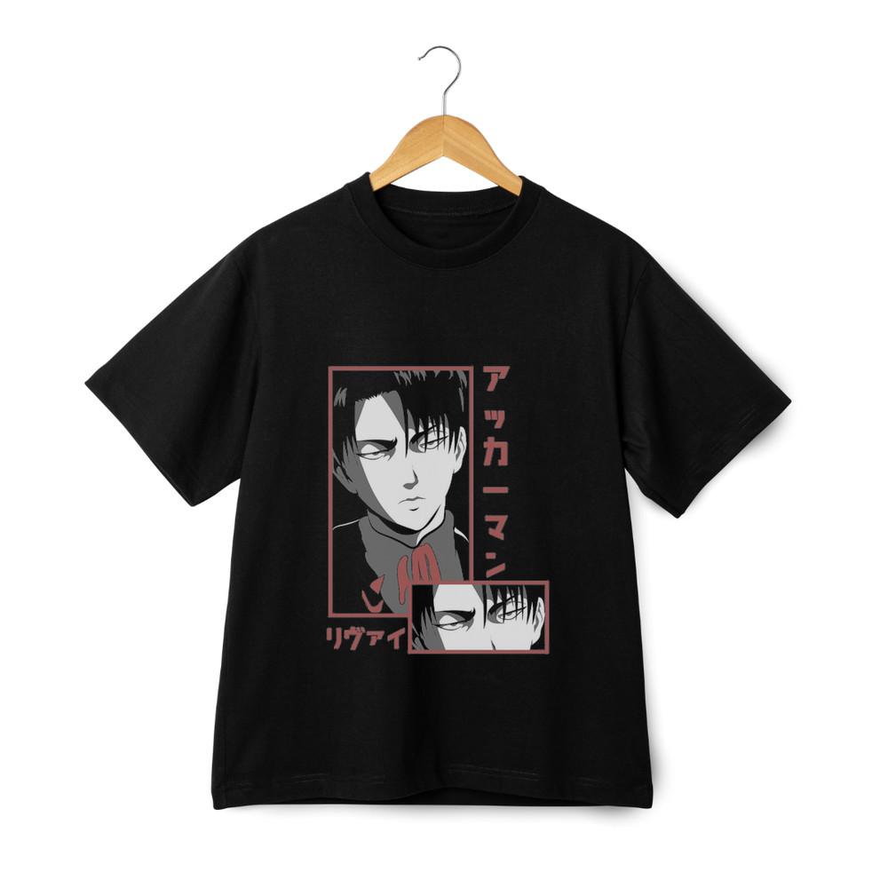 

Attack on Titan Levi Ackerman Anime Graphic Tee Unisex T-Shirt 4XL