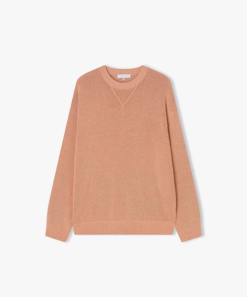 River Classy [25Ss] Lls51584 Orange Heathered Round Knit 95