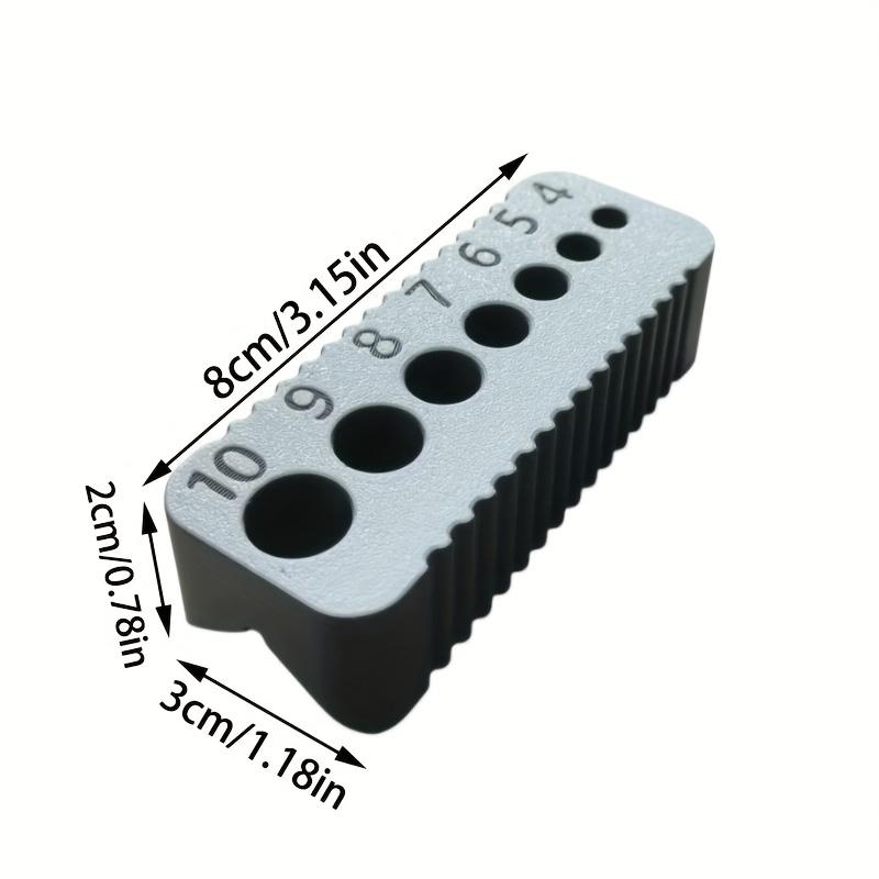 [Clearly Marked Holes] Metric Drill Guide 4mm-10mm | Straight & Accurate Holes | Handmade Assistant