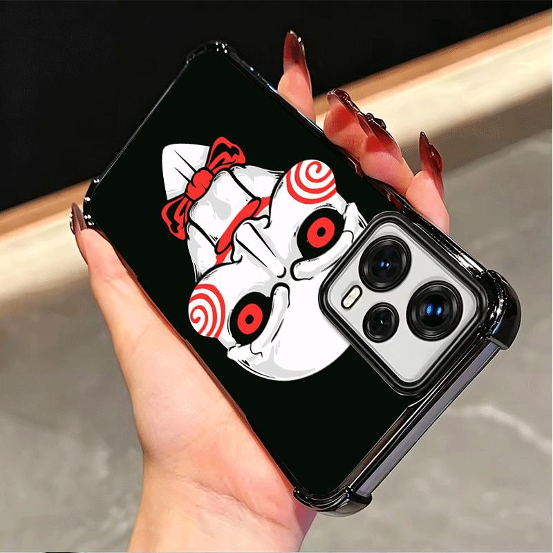 The J-Jigsaws Killer Horror Soft Phone Case For Xiaomi Poco X7 X8 Pro Max X6 X5 X3 F8 Ultra F7 M8 M7 M5S Redmi 15C 15A 15 14C 13