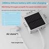 Multifunction ABS Solar Oxygen Pump Five-Speed Solar Powered Oxygen Generator Adjustable Ultra-quiet Oxygen Compressor Aquarium